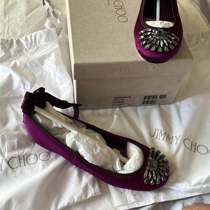 Brand new Jimmy Choo ballerina flats